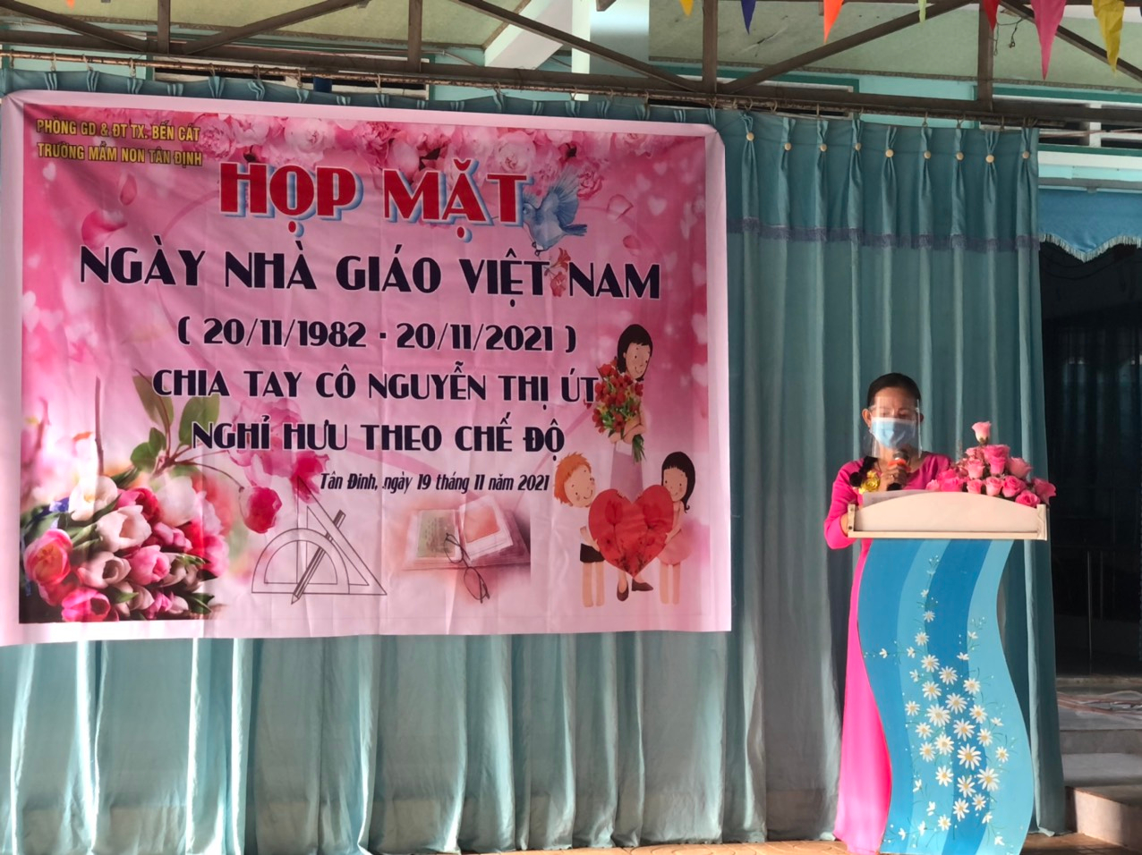 Trường Mầm Non Tân Định tổ chức hội nghị cán bộ công nhân viên chức năm 2021-2022
